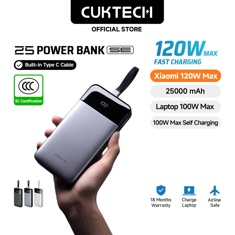CUKTECH 15 Air Powerbank 120W