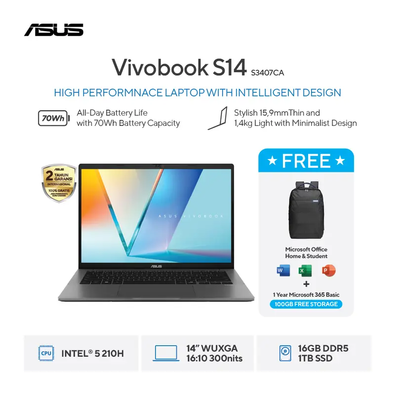ASUS Vivobook S14